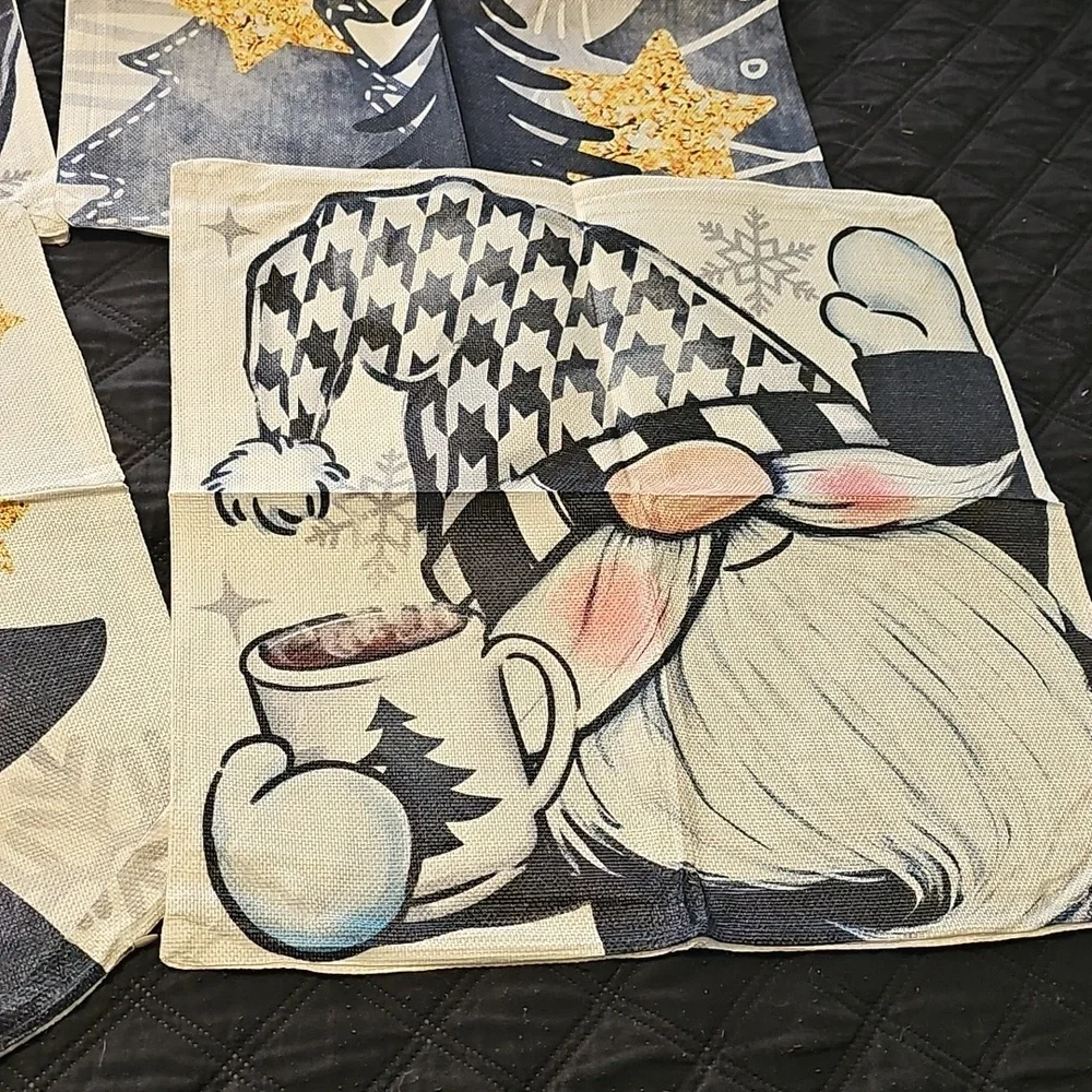 Nwt Christmas Pillow Covers 18x18